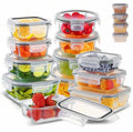 TidyLiving™ 32-Piece Borosilicate Glass Food Storage Container Set