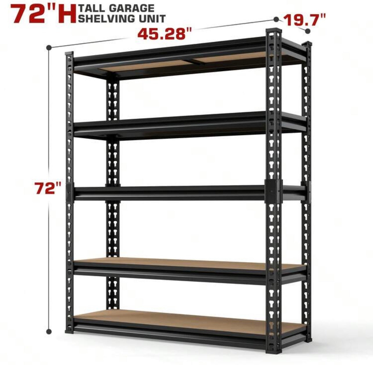 TidyLiving™ Heavy-Duty Adjustable Metal Storage Shelving Unit