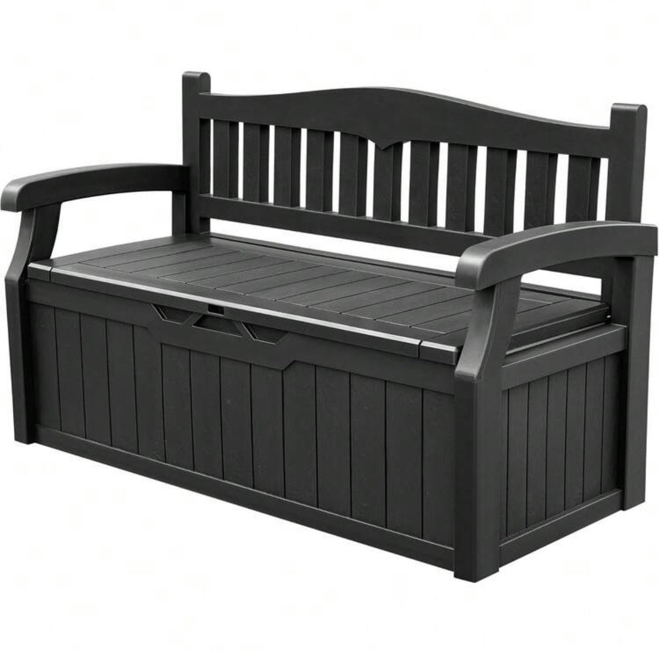 TidyLiving™ Outdoor Storage Bench – 80 Gallon Lockable Patio Storage Seat