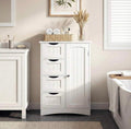 TidyLiving™ Bathroom Storage Cabinet with 4 Drawers & Adjustable Shelves – Freestanding Bathroom Organizer