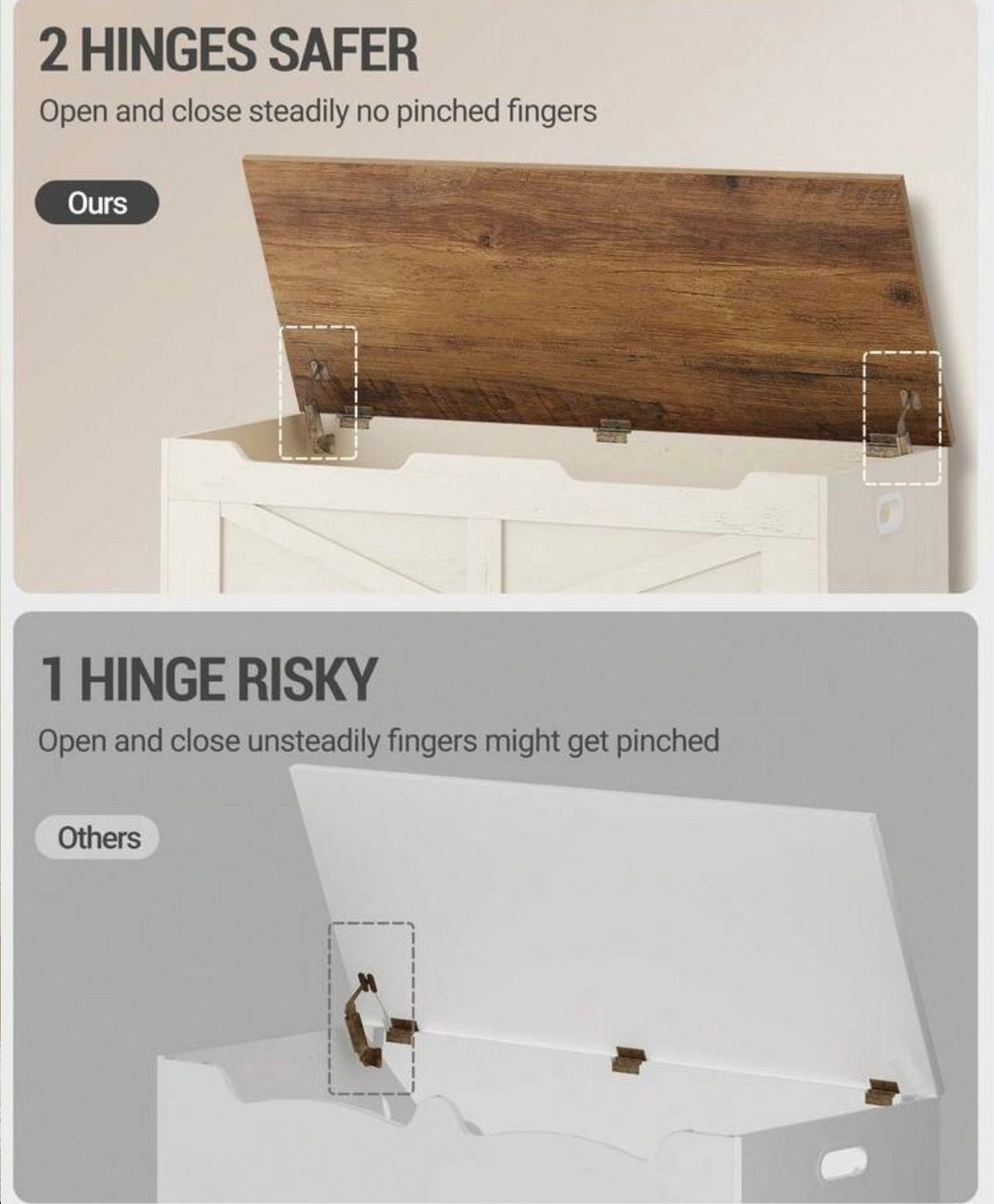 [VARIANT: Honey Brown+ Rustic White]