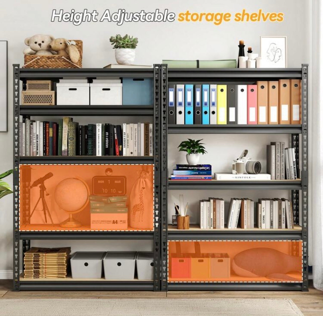 TidyLiving™ Heavy-Duty Adjustable Metal Storage Shelving Unit