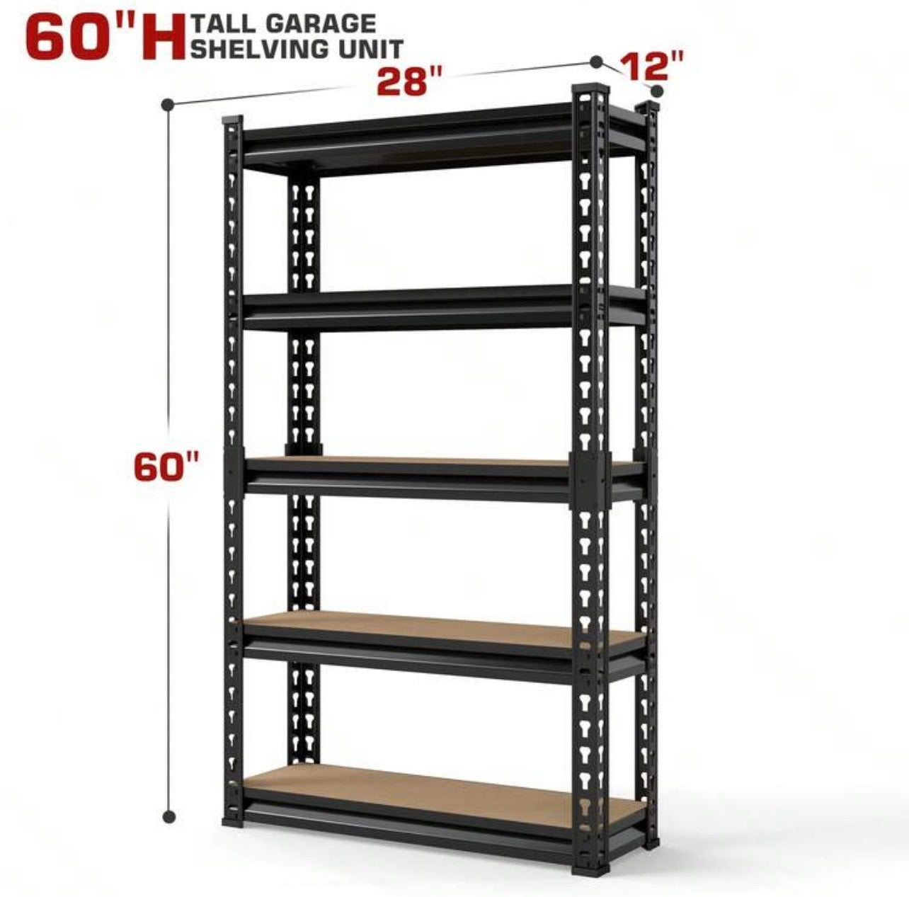 TidyLiving™ Heavy-Duty Adjustable Metal Storage Shelving Unit