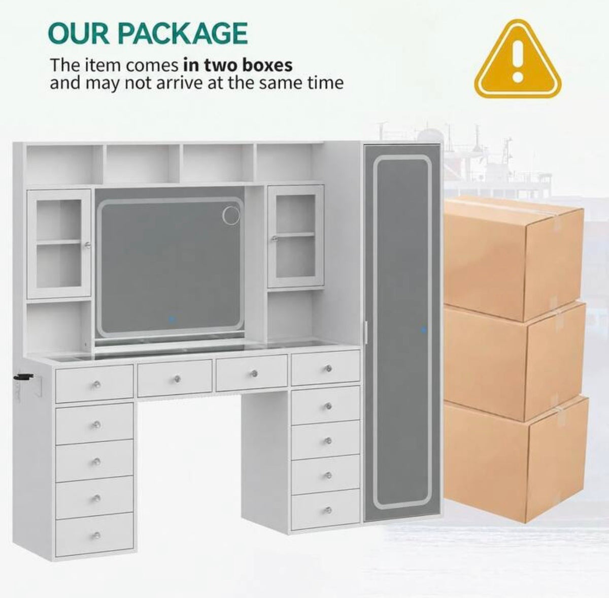 [VARIANT: Glass Cabinets — White]