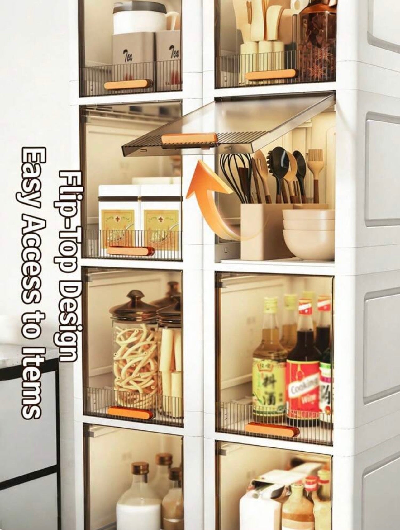 TidyLiving™ Ultra-Slim Rolling Storage Cabinet