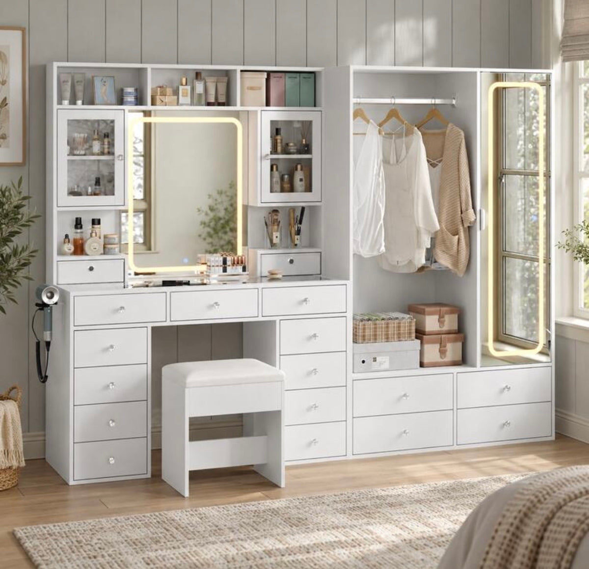 [VARIANT: Wardrobe Storage — White]
