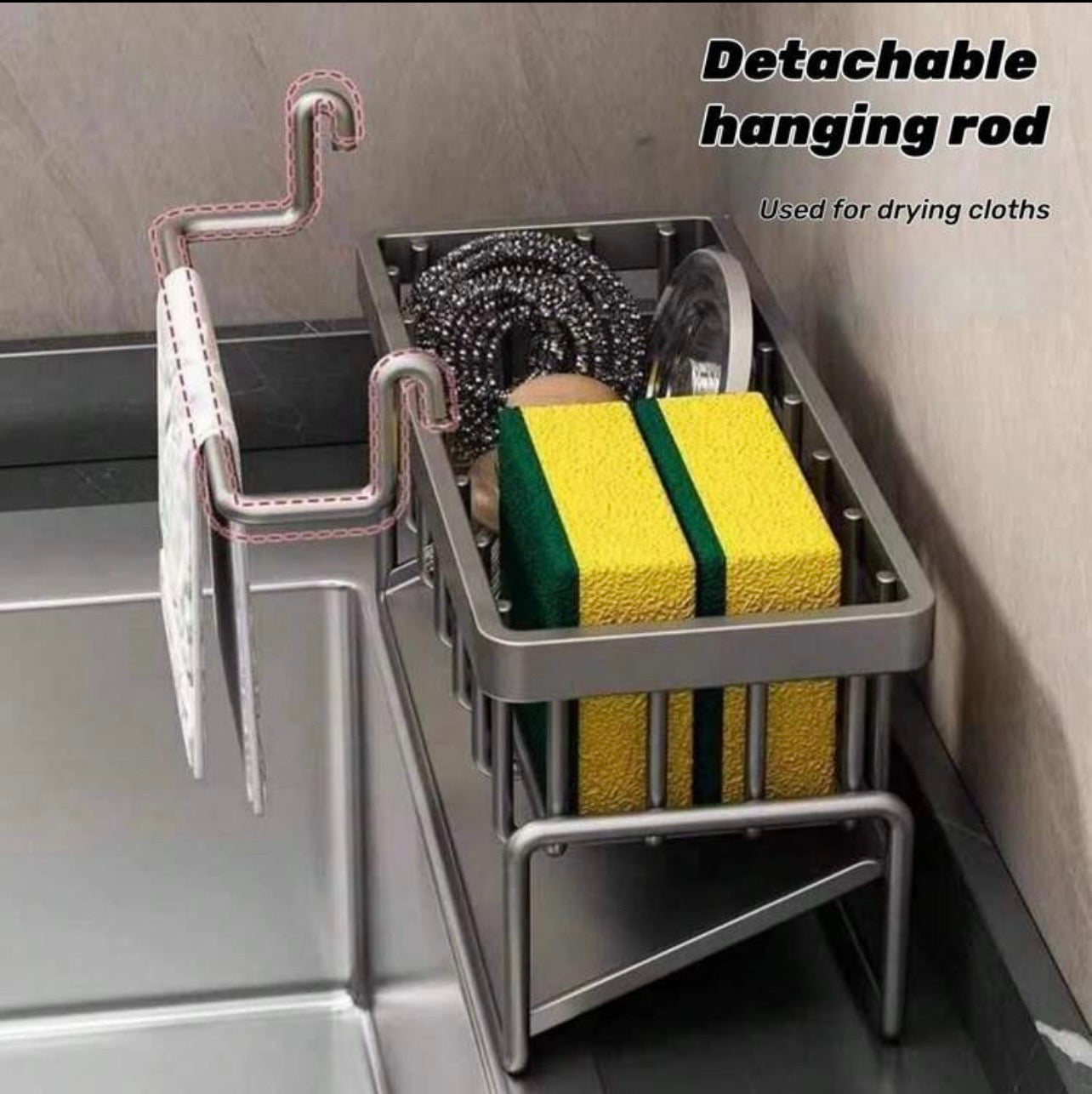 TidyLiving™ SinkSide Pro Kitchen Organizer & Drain Rack
