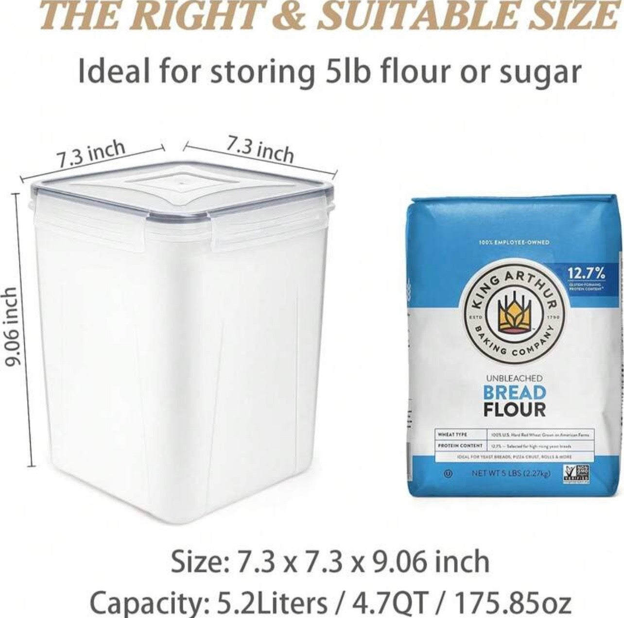 TidyLiving™ PantryPro Airtight Food Storage Container Set (4-Pack)