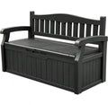 TidyLiving™ Outdoor Storage Bench – 80 Gallon Lockable Patio Storage Seat