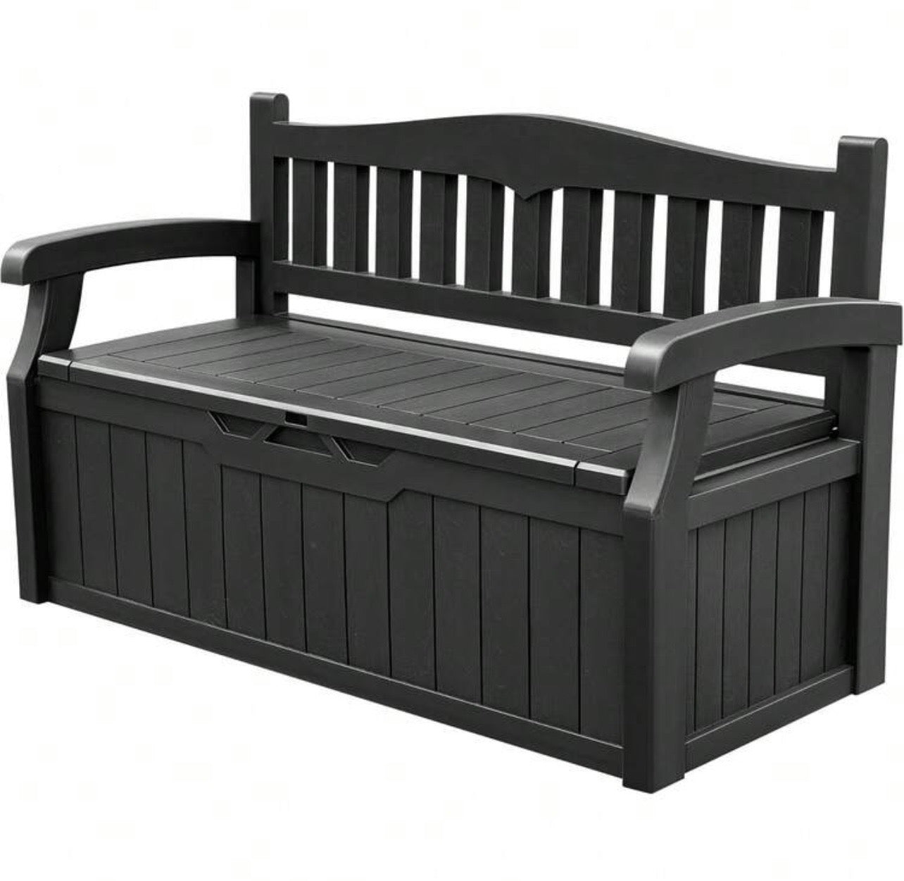 TidyLiving™ Outdoor Storage Bench – 80 Gallon Lockable Patio Storage Seat