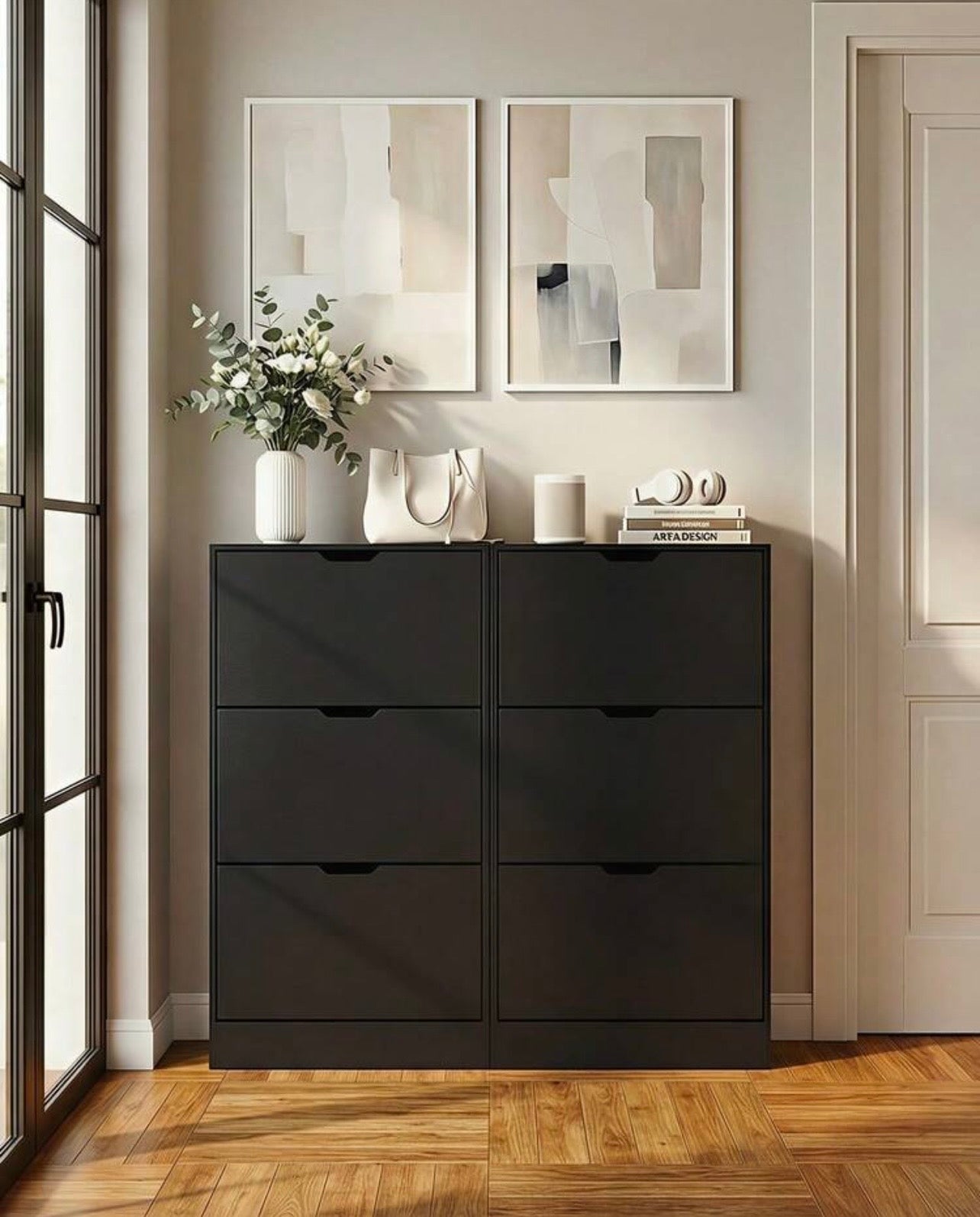 TidyLiving™ Slim Flip-Door Shoe Cabinet