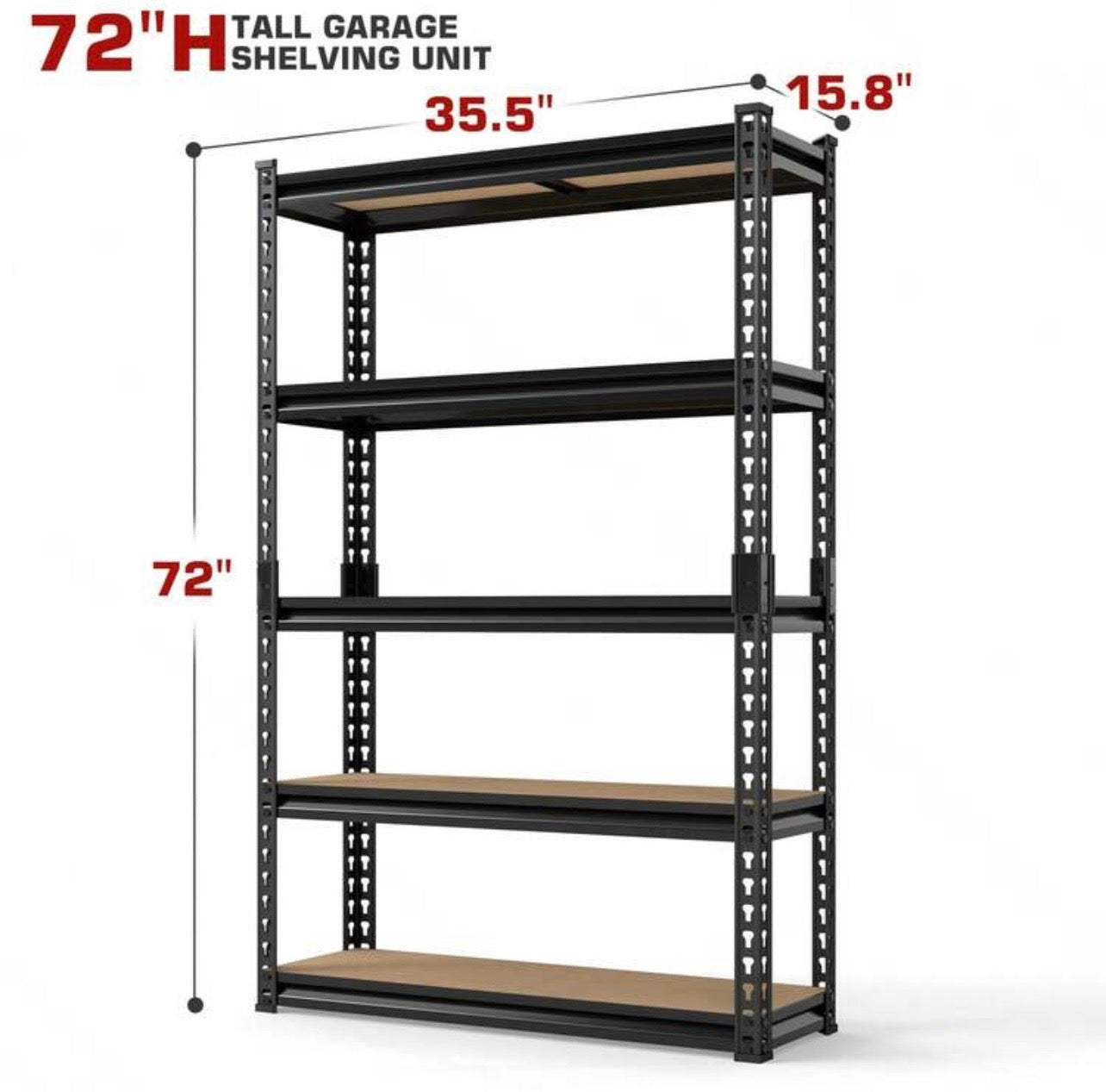 TidyLiving™ Heavy-Duty Adjustable Metal Storage Shelving Unit