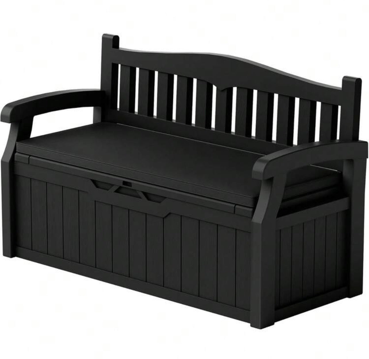 TidyLiving™ Outdoor Storage Bench – 80 Gallon Lockable Patio Storage Seat