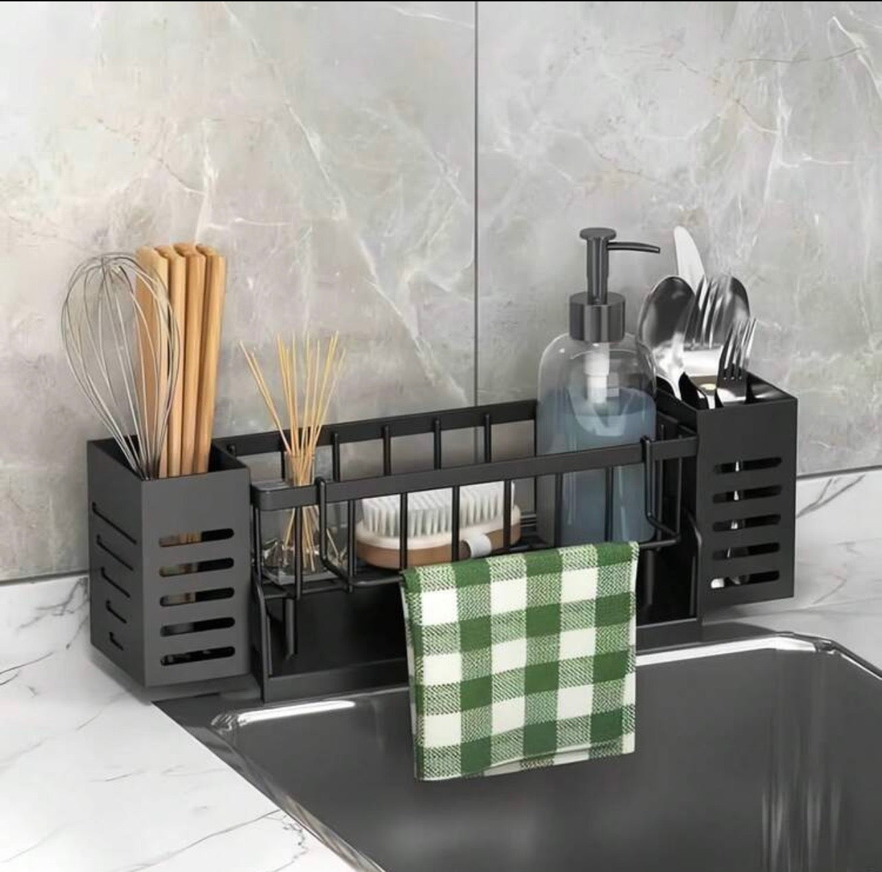 TidyLiving™ SinkSide Pro Kitchen Organizer & Drain Rack