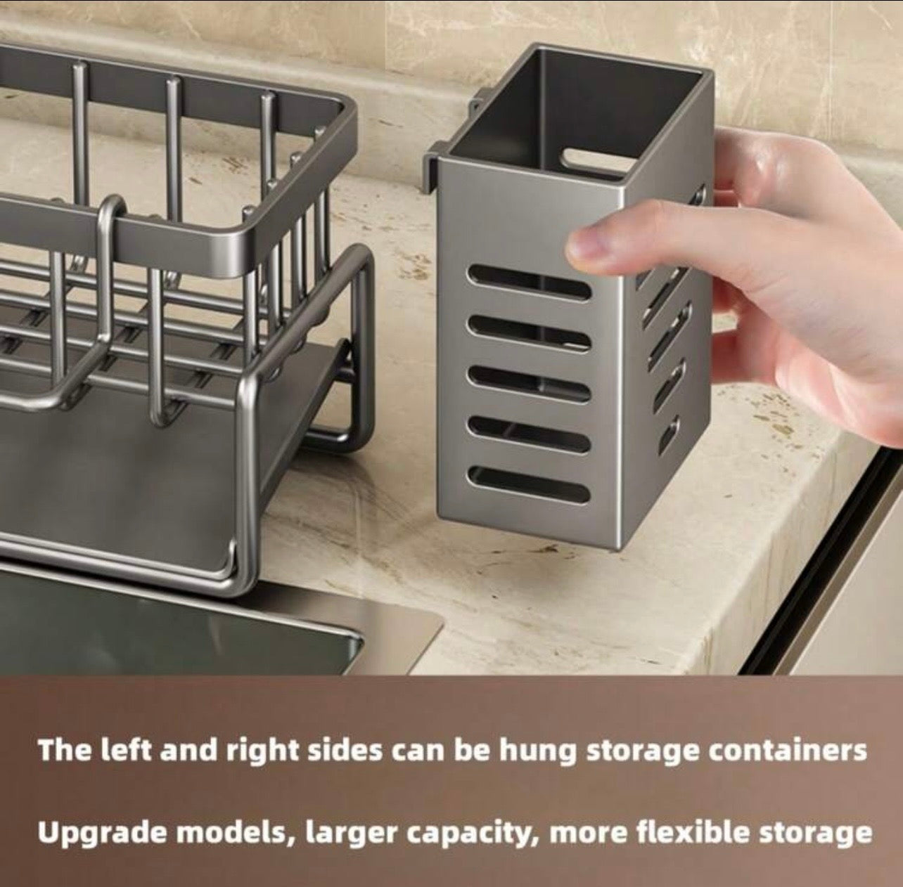 TidyLiving™ SinkSide Pro Kitchen Organizer & Drain Rack