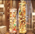 TidyLiving™ Clear Plush Toy Storage Organizer Tower – Designed for Easy Access & Modern Living