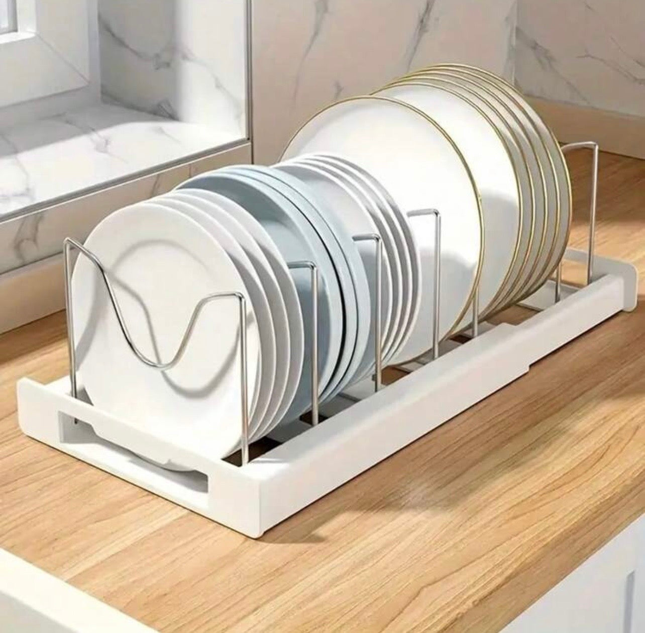 TidyLiving™ Expandable Pot & Lid Organizer Rack