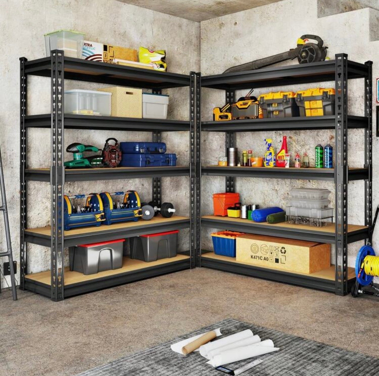 TidyLiving™ Heavy-Duty Adjustable Metal Storage Shelving Unit